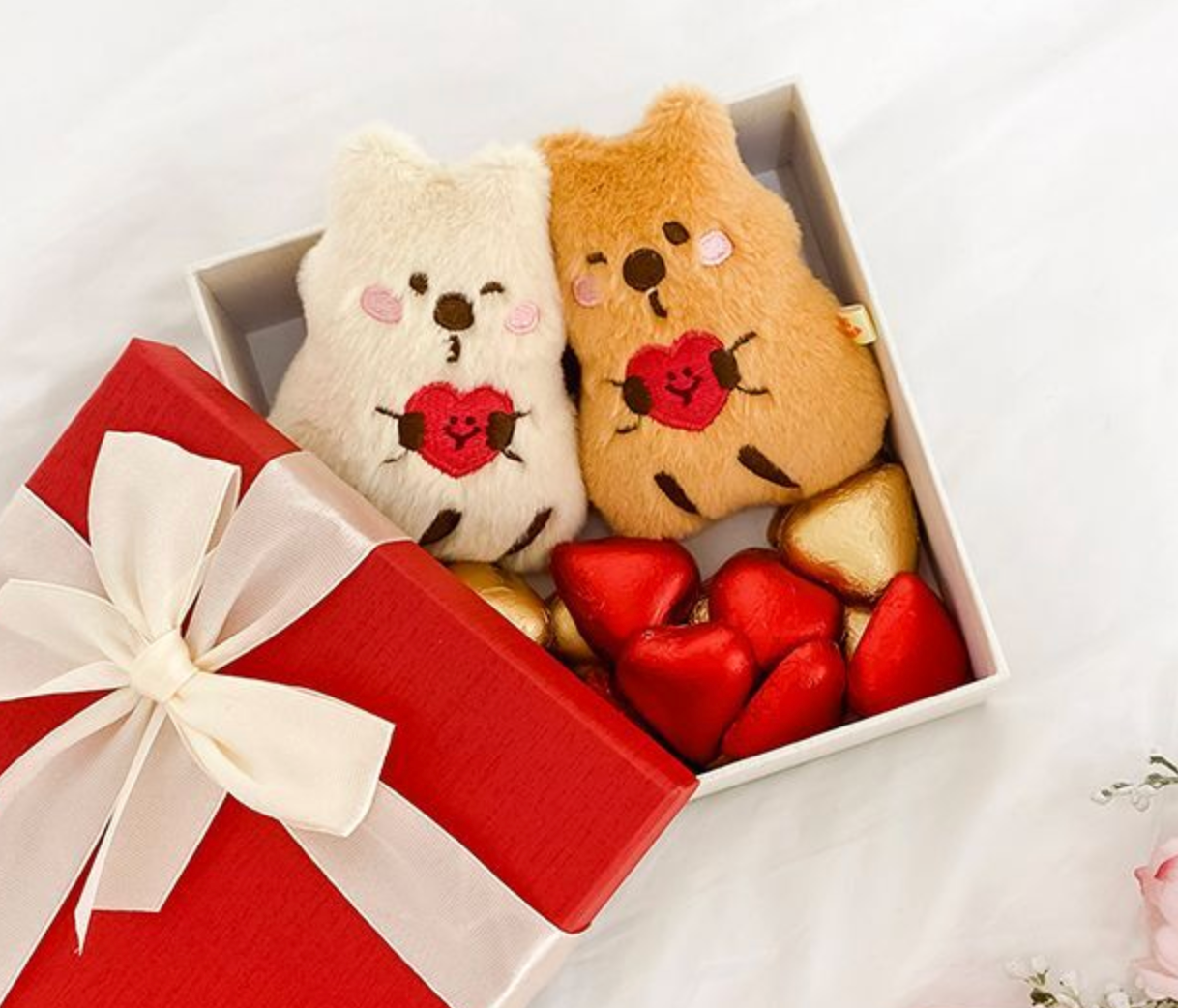 韓國 Quokka手抱心心 I Love You 公仔掛件匙扣* [預購貨品，下單後14天出貨]