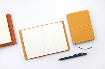韓國  Fenice 人造皮革 筆記簿 - 橫線+空白內頁* [預購貨品，下單後14天出貨]