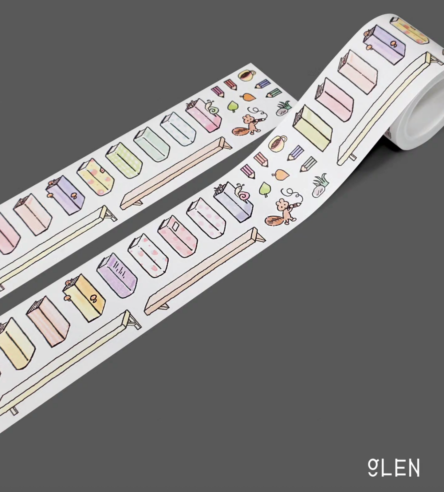 Glen 我的書架 可拼疊書本📚 200 枚貼紙 (預購貨品，下單後14天出貨)