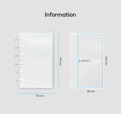 韓國 Ring Album 登機証回憶冊* 可加內頁* (預購貨品，約兩星期到貨）