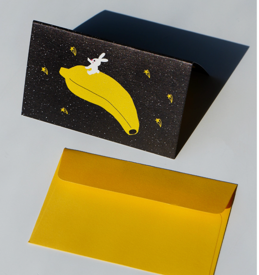 韓國 Fruit Fries 迷你心意卡 - Flying to the moon