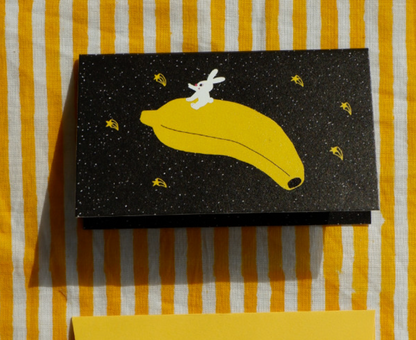 韓國 Fruit Fries 迷你心意卡 - Flying to the moon
