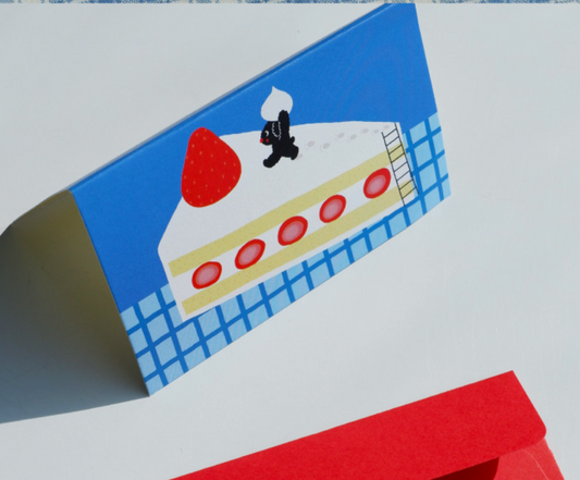 韓國 Fruit Fries 迷你心意卡 - Piece of cake