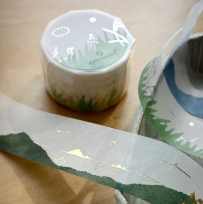 韓國 Rolled Paint - Paint in Season 熨金紙膠帶 - 夏日之森* [預購貨品，下單後14天出貨]