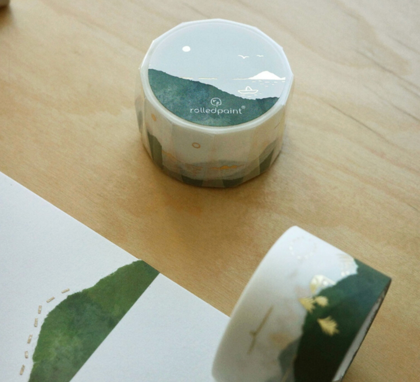 韓國 Rolled Paint - Paint in Season 熨金紙膠帶 - 夏日之森* [預購貨品，下單後14天出貨]