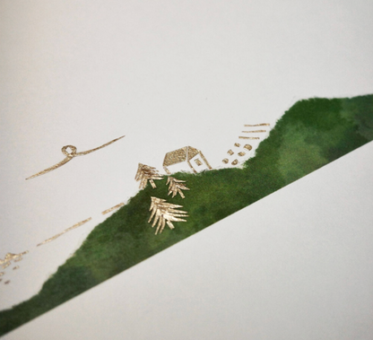 韓國 Rolled Paint - Paint in Season 熨金紙膠帶 - 夏日之森* [預購貨品，下單後14天出貨]