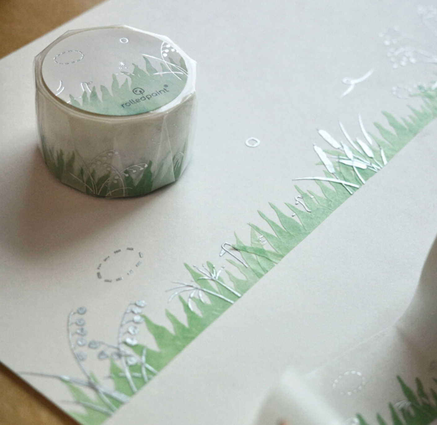 韓國Rolled Paint -  Paint in Season 熨銀紙膠帶 - 春日草原* [預購貨品，下單後14天出貨]