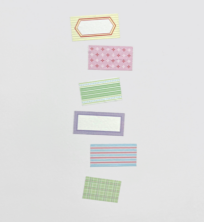 韓國 yoyil studio 功能紙膠帶（帶易撕裁綫） -Charming pattern * [預購貨品，下單後14天出貨]