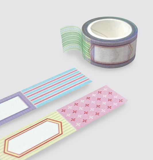韓國 yoyil studio 功能紙膠帶（帶易撕裁綫） -Charming pattern * [預購貨品，下單後14天出貨]