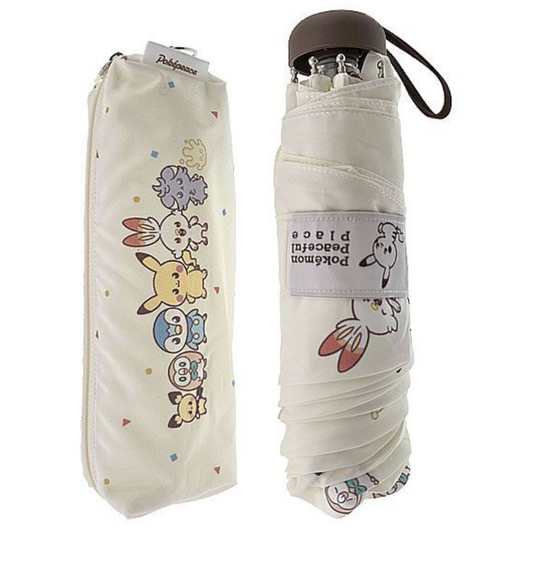 【雨天88折】Pokemon 縮骨雨傘 連收納袋* [預購貨品，下單後14天出貨]