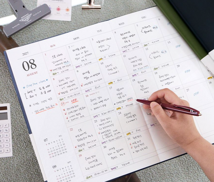 韓國2027 The Harvest Official Schedule A4 size 🌛淨月計劃 * [預購貨品，下單後14天出貨]
