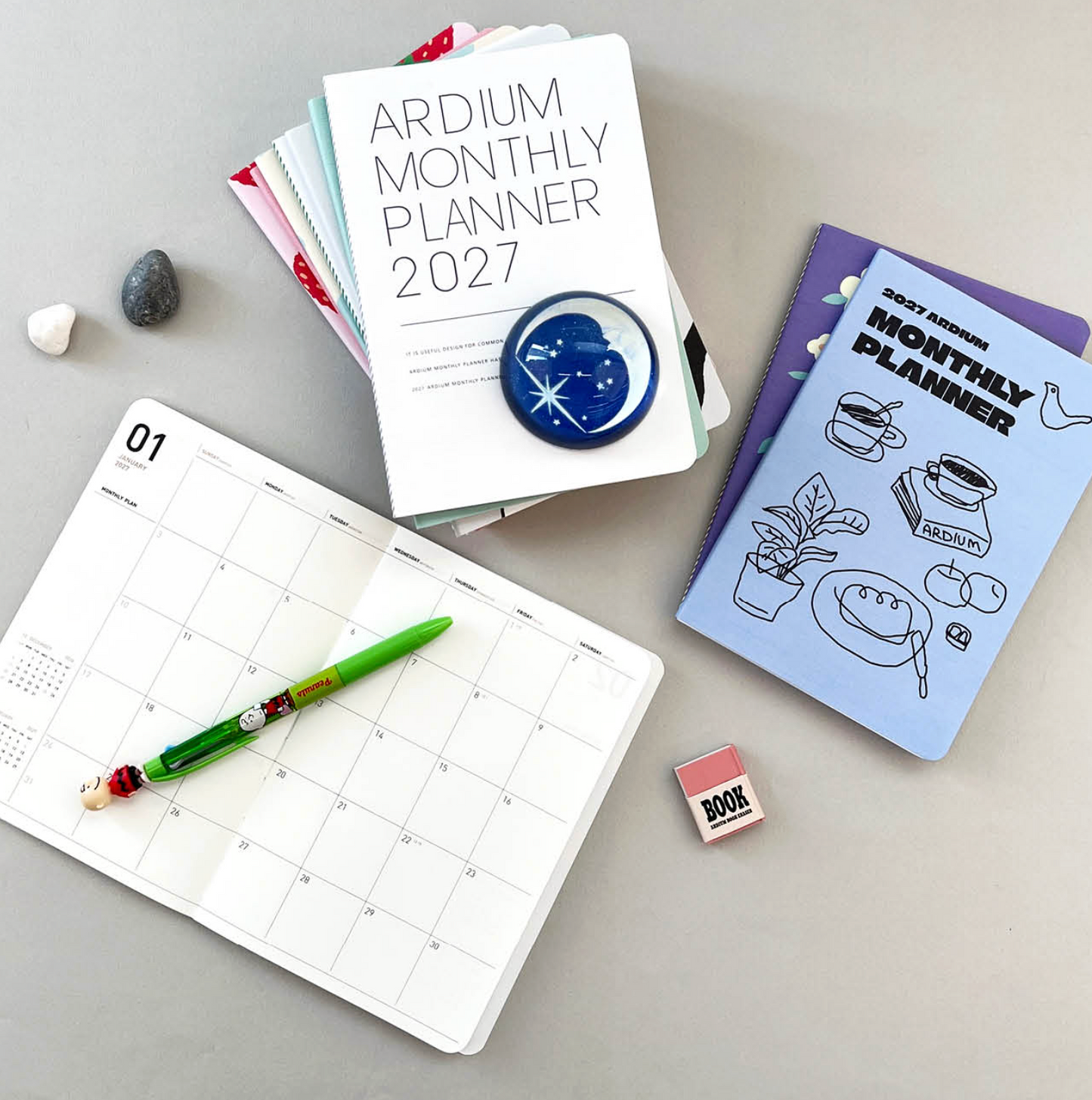 韓國2027 Ardium Schedule B6 size 🌛淨月計劃 *[預購貨品，下單後14天出貨]