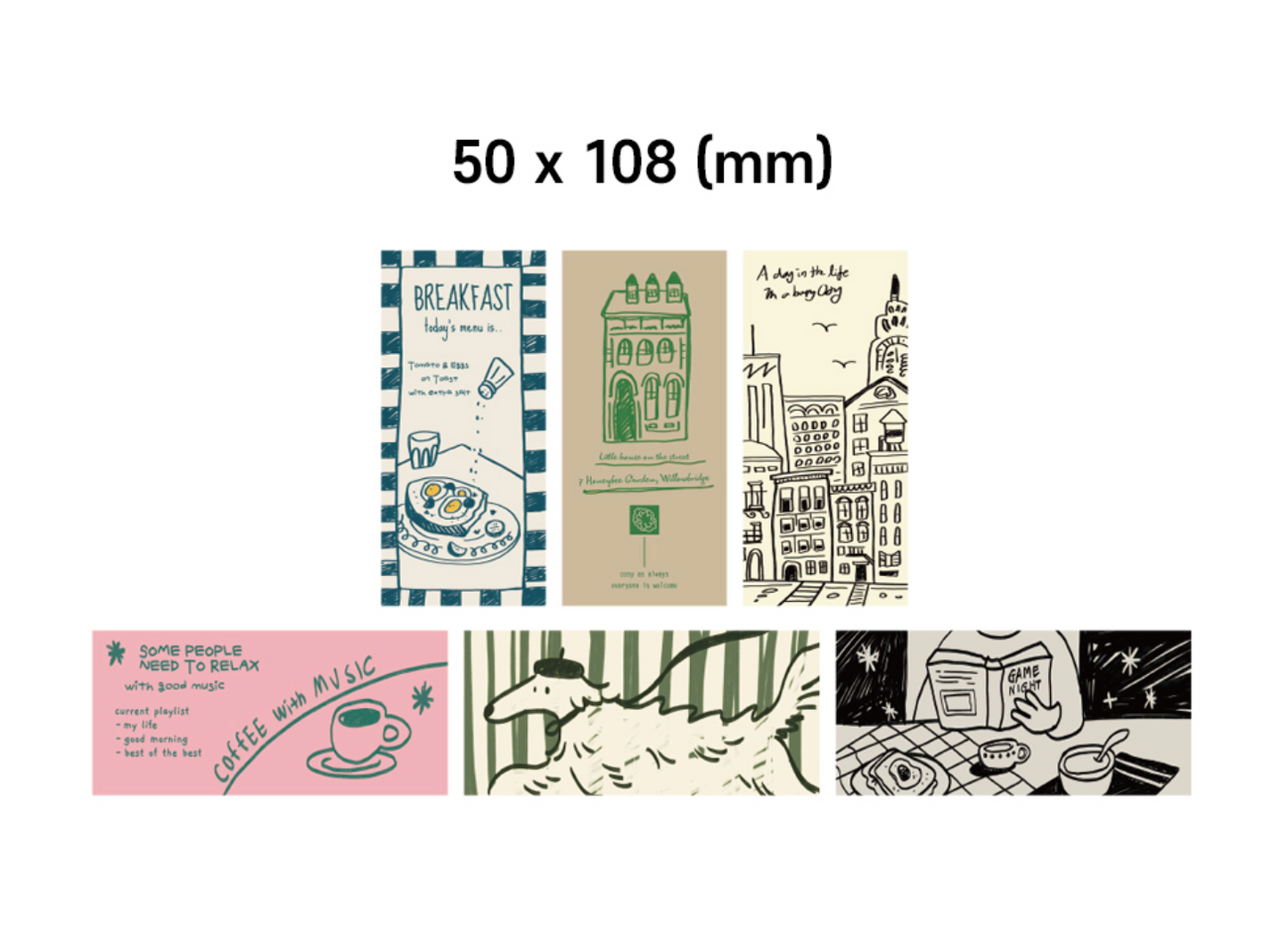 韓國Monolike 歐洲小鎮 拼貼素材包 Little town Label Stickers Pack *可書寫