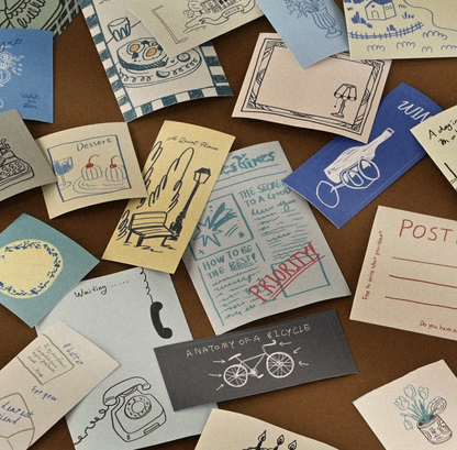 韓國Monolike 歐洲小鎮 拼貼素材包 Little town Label Stickers Pack *可書寫