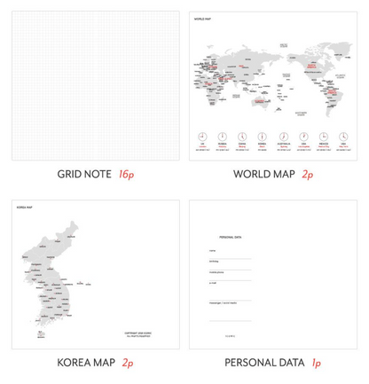 韓國 2027 Iconic Office Planner Pocket size 🌈月週計劃Schedule * [預購貨品，下單後14天出貨]