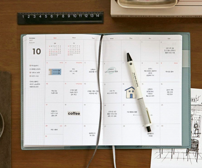 韓國 2027 Iconic Office Planner A5 size - 月週計劃 [預購貨品，下單後14天出貨]