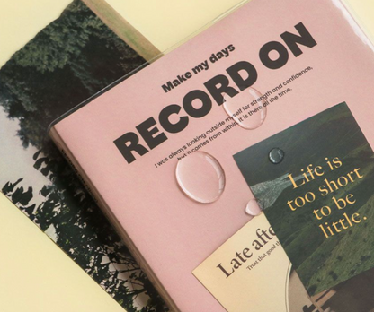 韓國 2027 Iconic Record On A5 size - 月週計劃 [預購貨品，下單後14天出貨]
