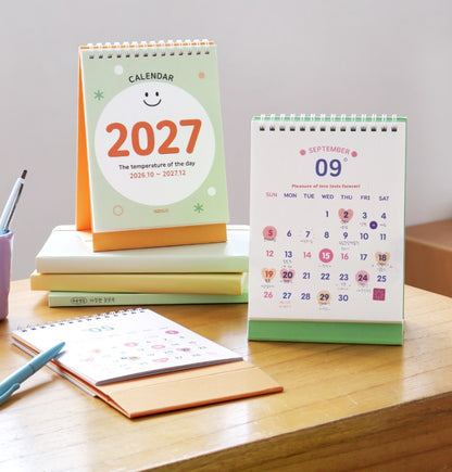 韓國 2027 INDIGO 心情記錄 桌上月曆 [預購貨品，下單後14天出貨]