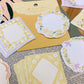 日本Mind Wave 粉色花園貼紙包 - 黃色（可書寫）