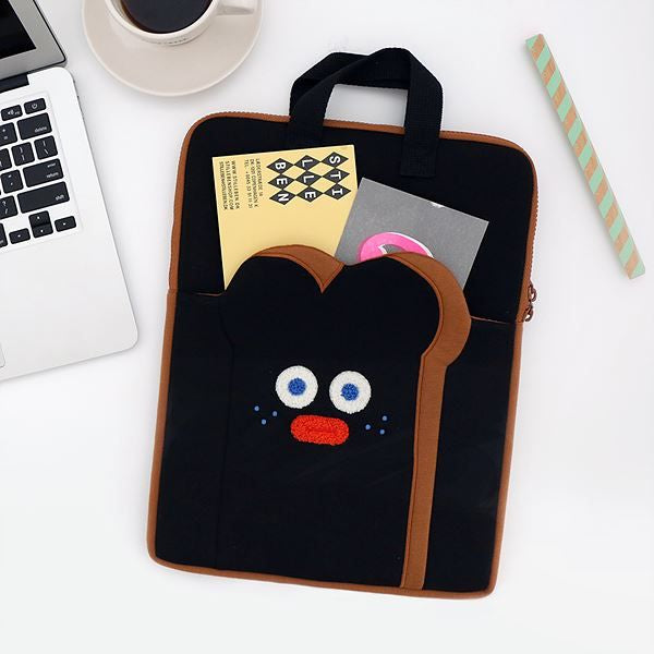 Brunch Brother Toast Family 13 inch Laptop Pouch - 打直式  (預購商品)