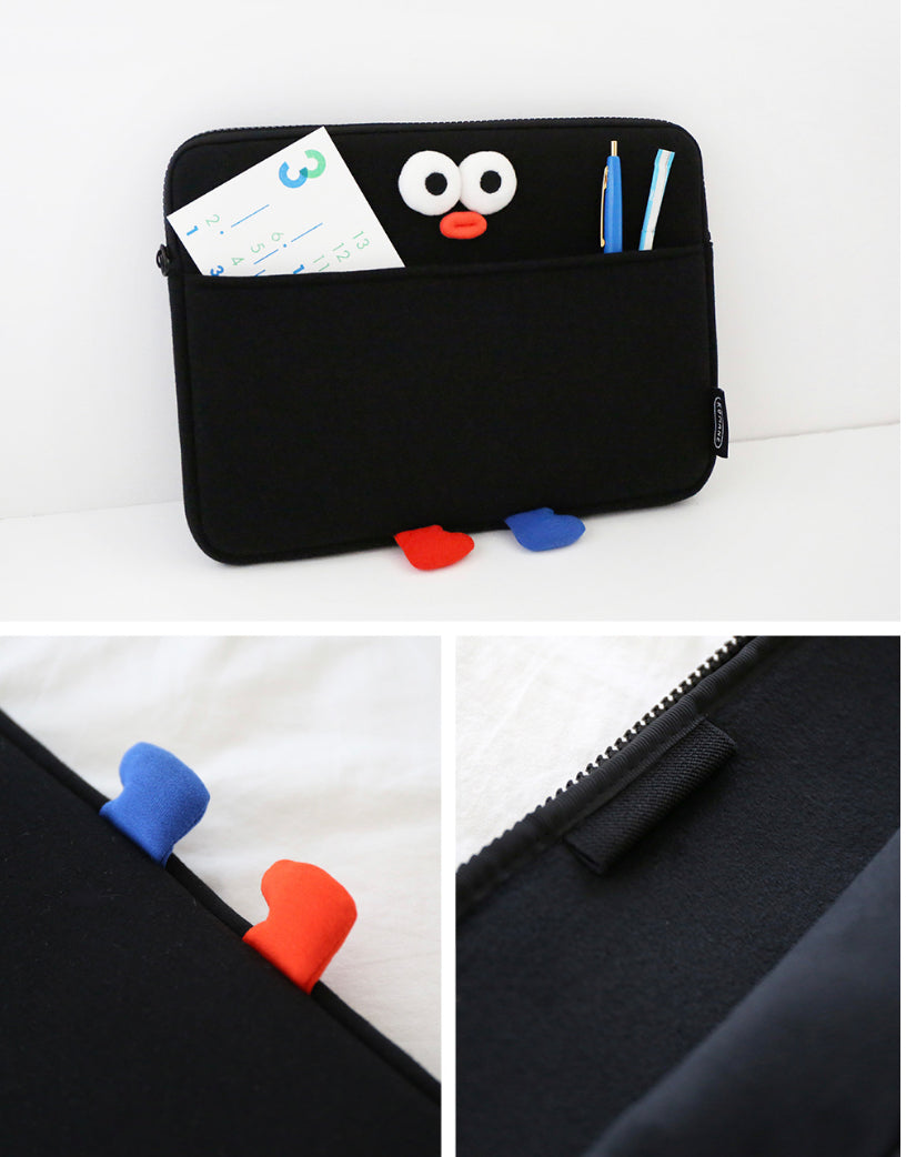 Pom Pom Black Toast iPad Pouch (預購商品)