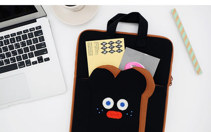 Brunch Brother Toast Family 13 inch Laptop Pouch - 打直式  (預購商品)