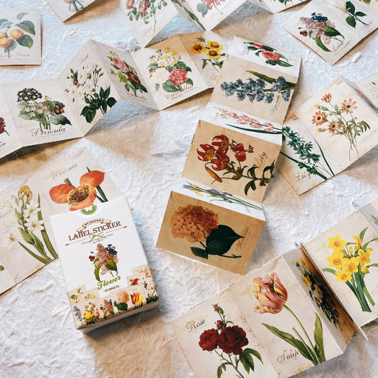 韓國By Nacoo Label Sticker - Flower Garden * [預購貨品，下單後14天出貨]