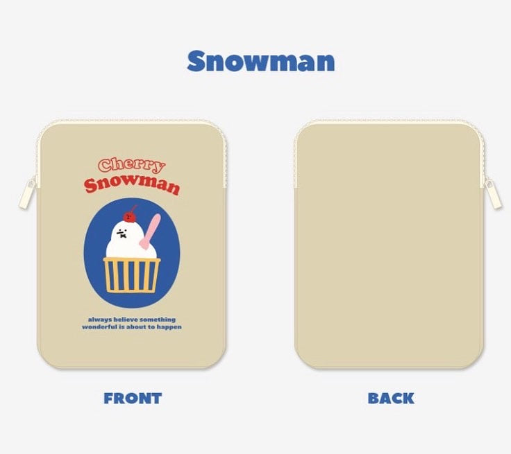 Little Snowman iPad Pouch (預購商品)