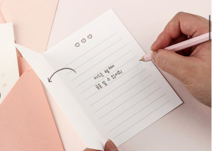 韓國Little Fluffy Bear 心意卡系列 - 送你一枝鬱金香 (Thank You)