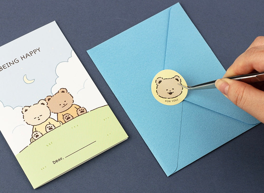 韓國Little Fluffy Bear 心意卡系列 - 生日快樂( Happy Day) 訂購貨品，14天後到貨