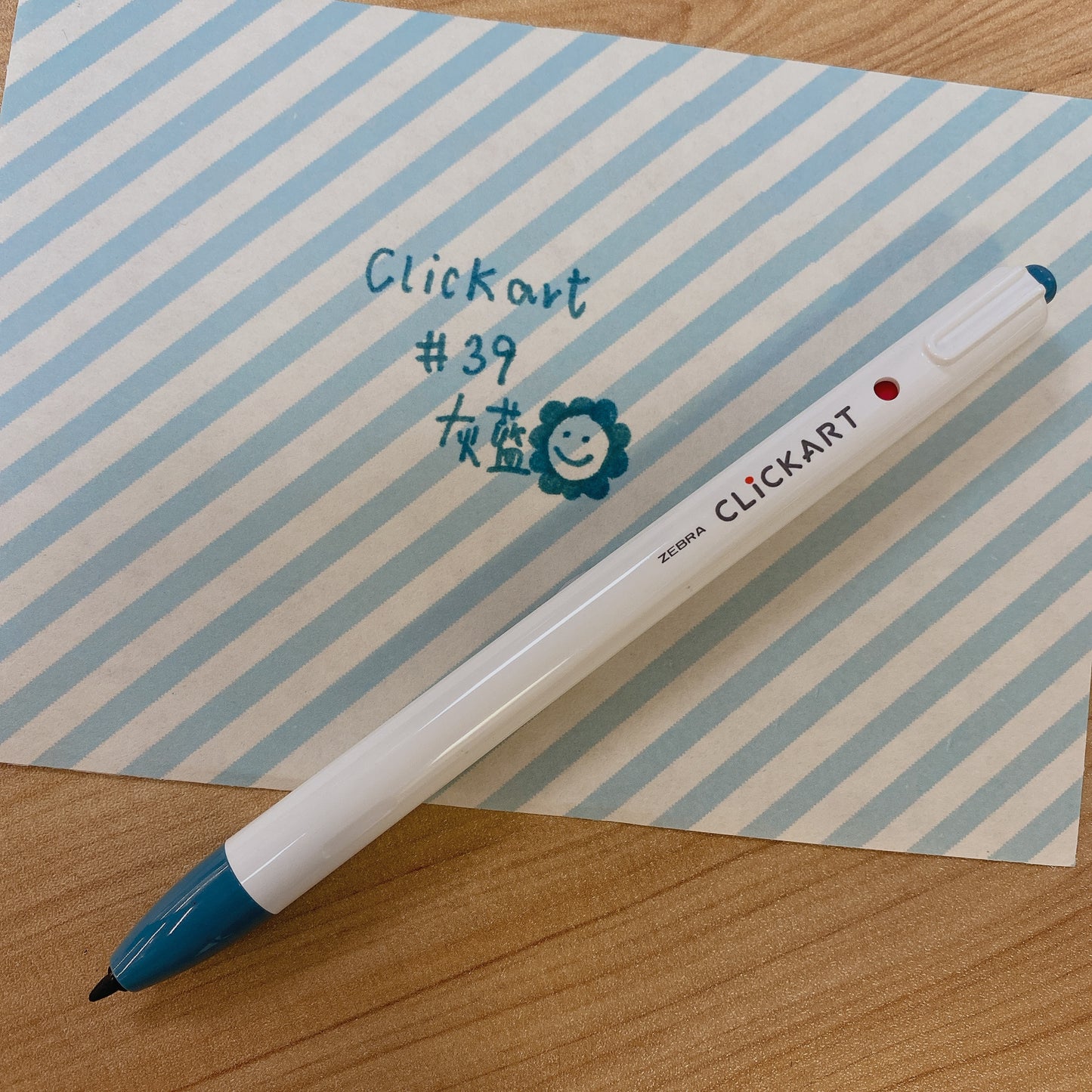 Clickart 0.6mm 按壓式 marker筆